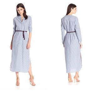 Scotch and soda Maison Scotch Maxi Shirt Dress